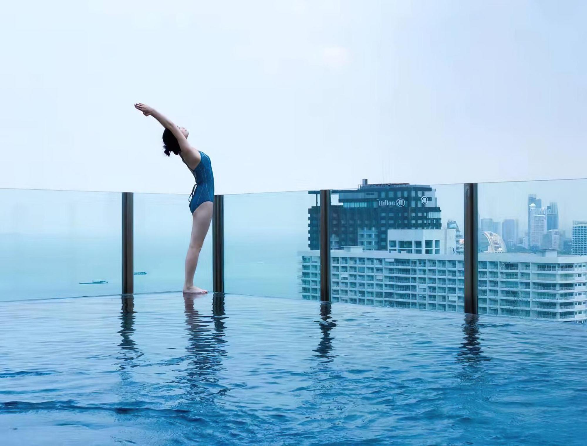 Best Location In Pattaya, Sky Pool & Infinity Edge Bagian luar foto